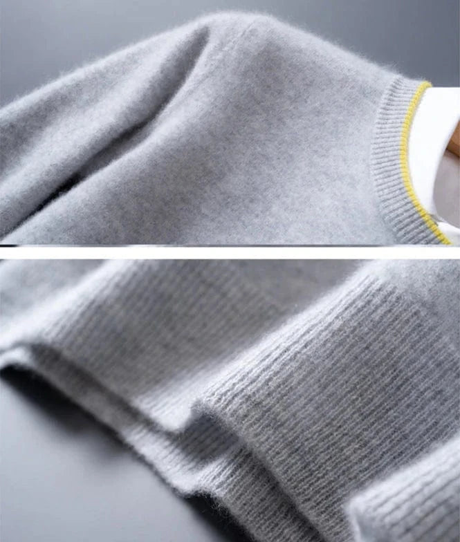 Isla Cashmere Trim Sweater