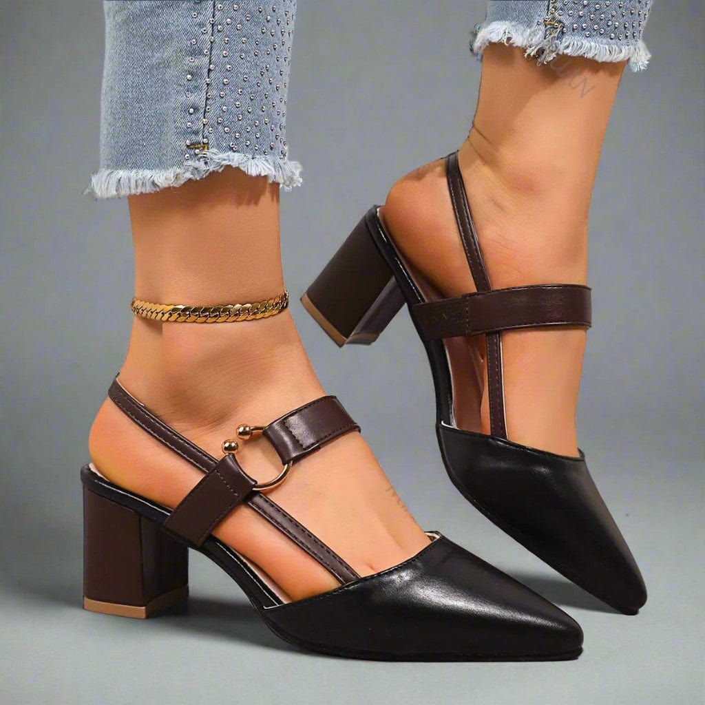 Tessa Luxe Leather Heels