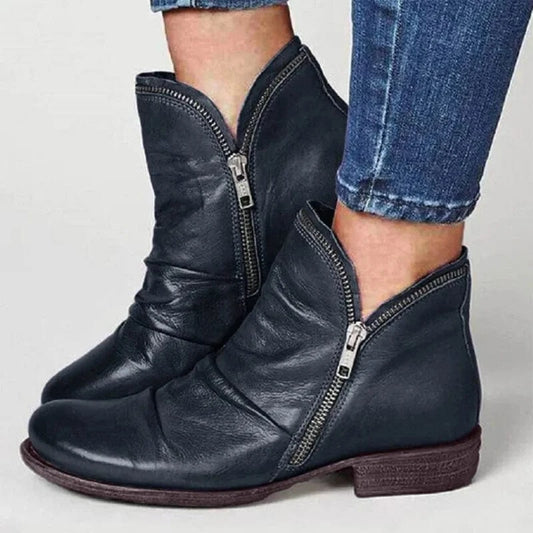 Camille Artisan Zip Bootie
