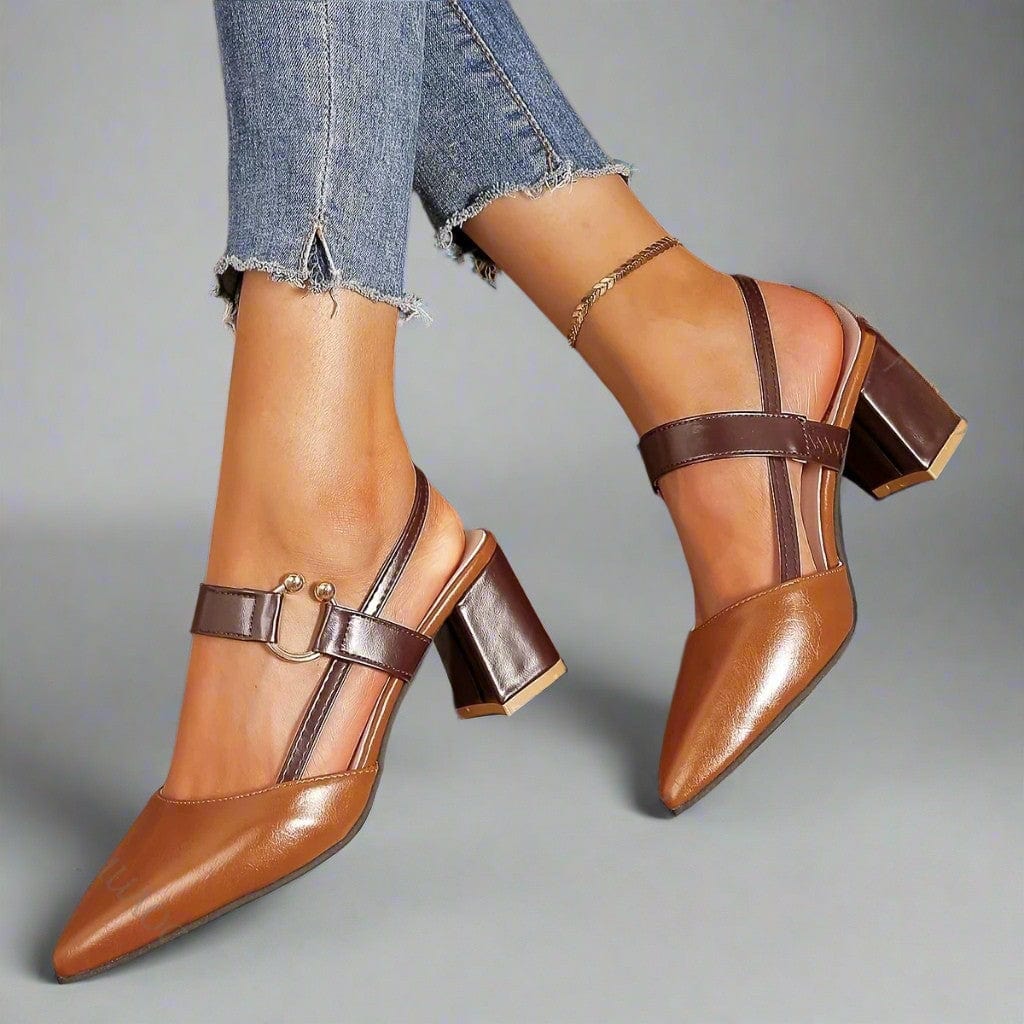 Tessa Luxe Leather Heels