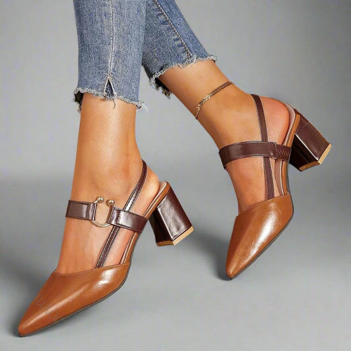 Tessa Luxe Leather Heels