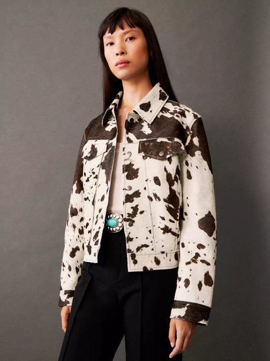 Juno Rustic Cowhide Jacket