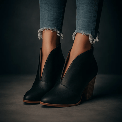 Isla Open-Toe Chic Booties