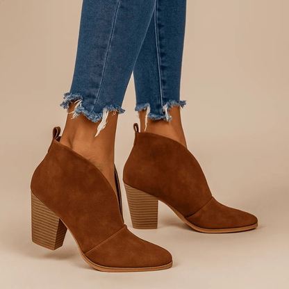 Isla Open-Toe Chic Booties