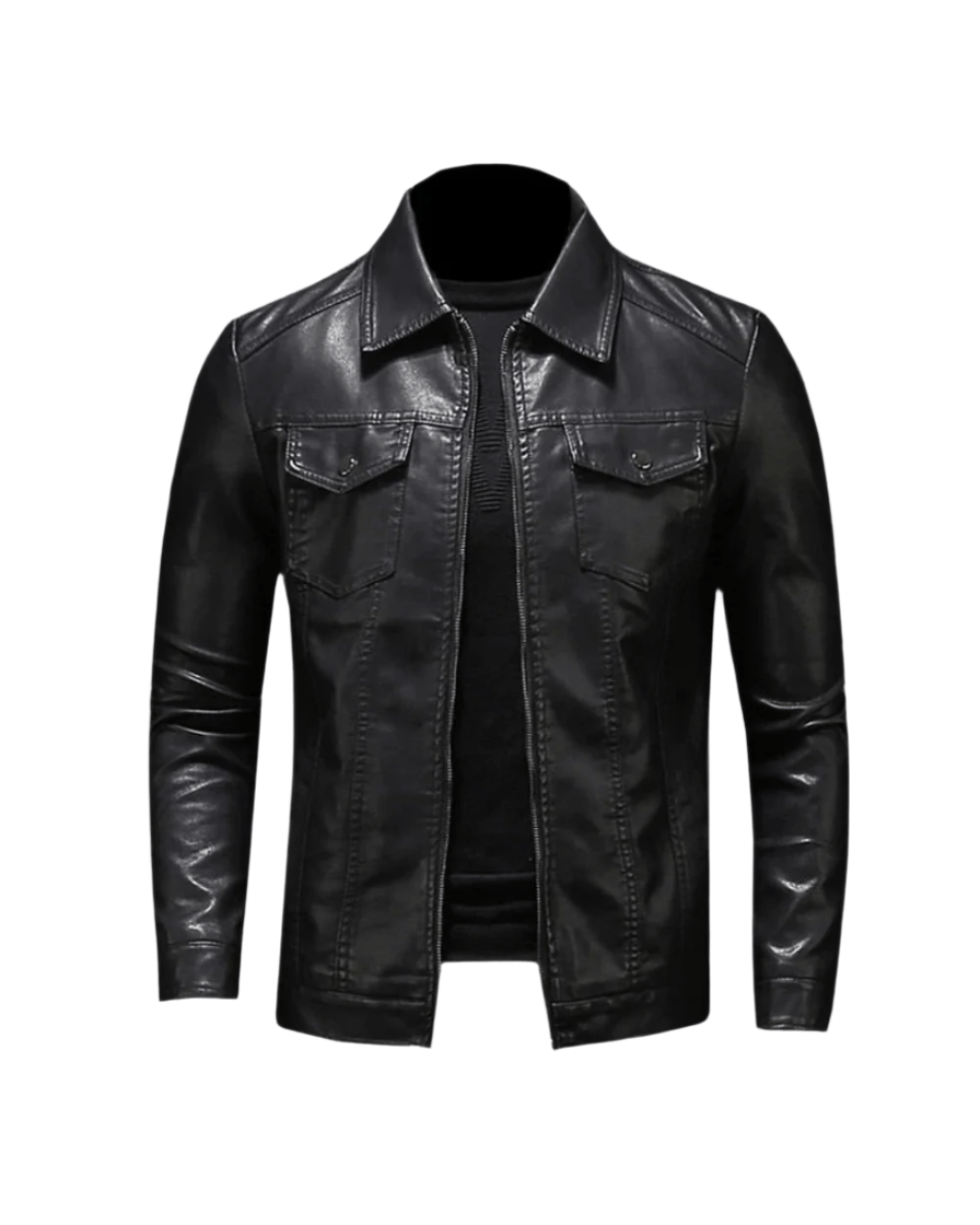 William Vintage Moto Leather Jacket