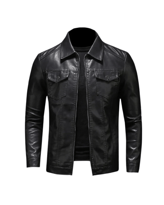 William Vintage Moto Leather Jacket
