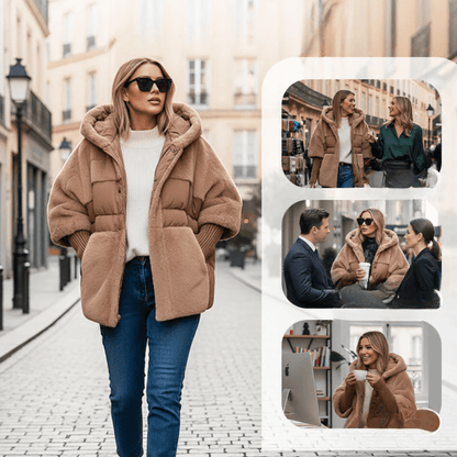 Elara Plush Puffer Jacket