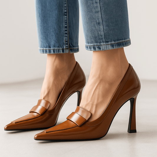 Livia Pointed-Toe Heels