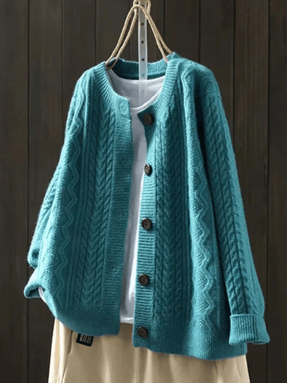 Nora Evergreen Cardigan