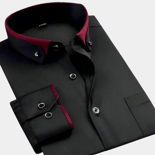 Lennox Contrast-Collar Shirt