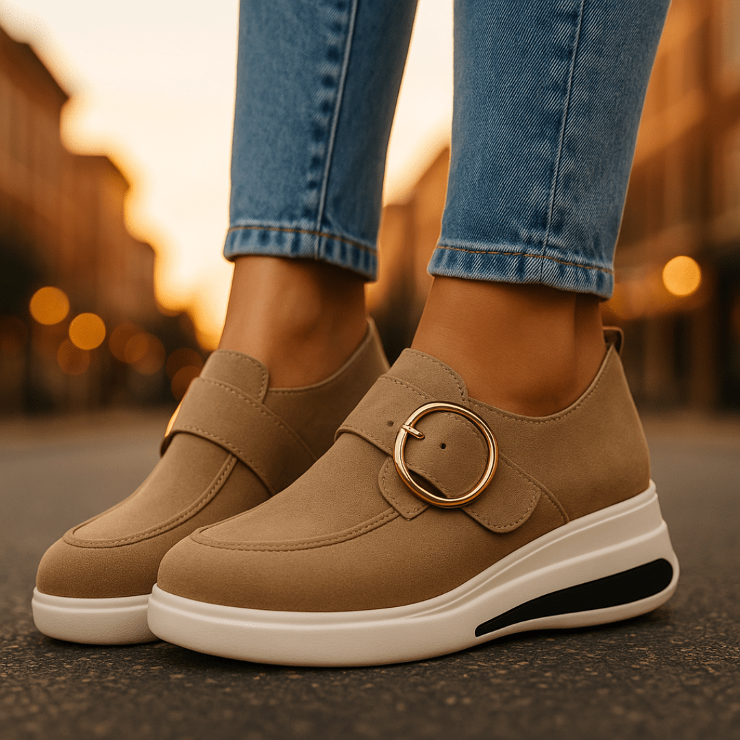 Lyla Luxe Buckle Platforms