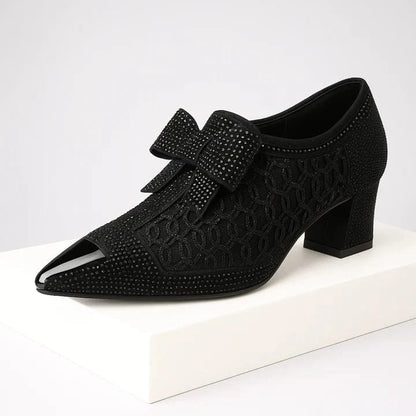 Zara Embellished Bow Pumps