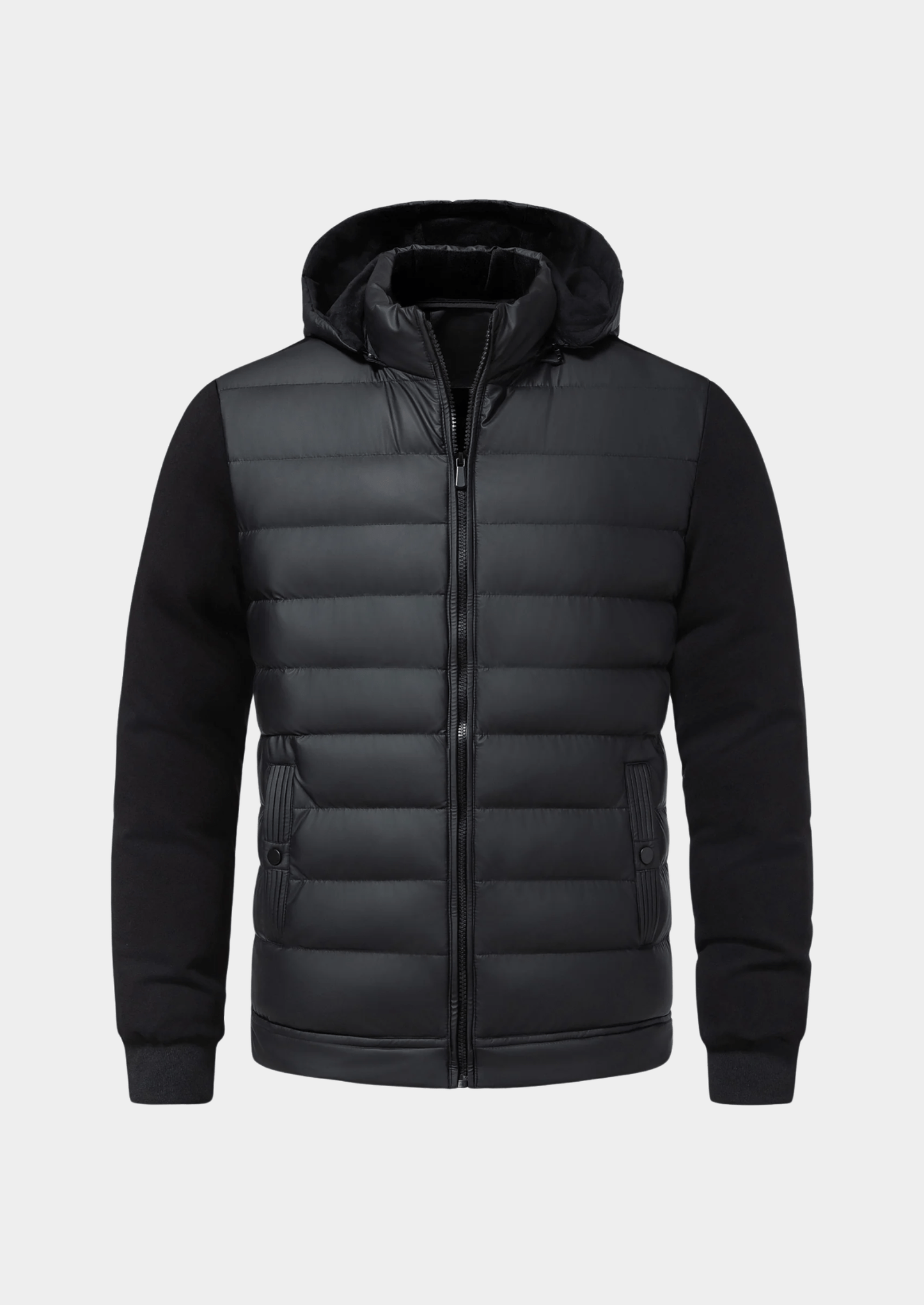 Jaxon Puffer Knit Jacket