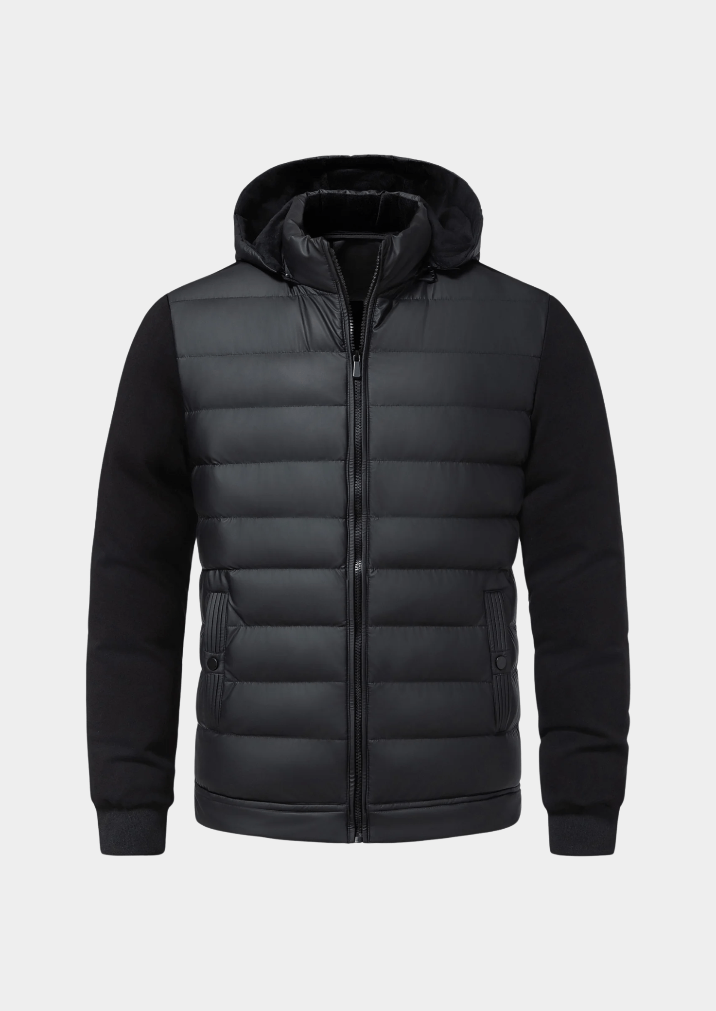 Jaxon Puffer Knit Jacket
