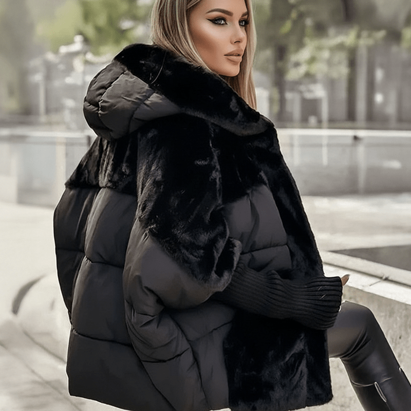 Elara Plush Puffer Jacket