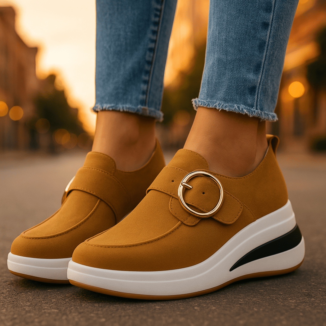 Lyla Luxe Buckle Platforms