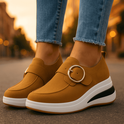 Lyla Luxe Buckle Platforms