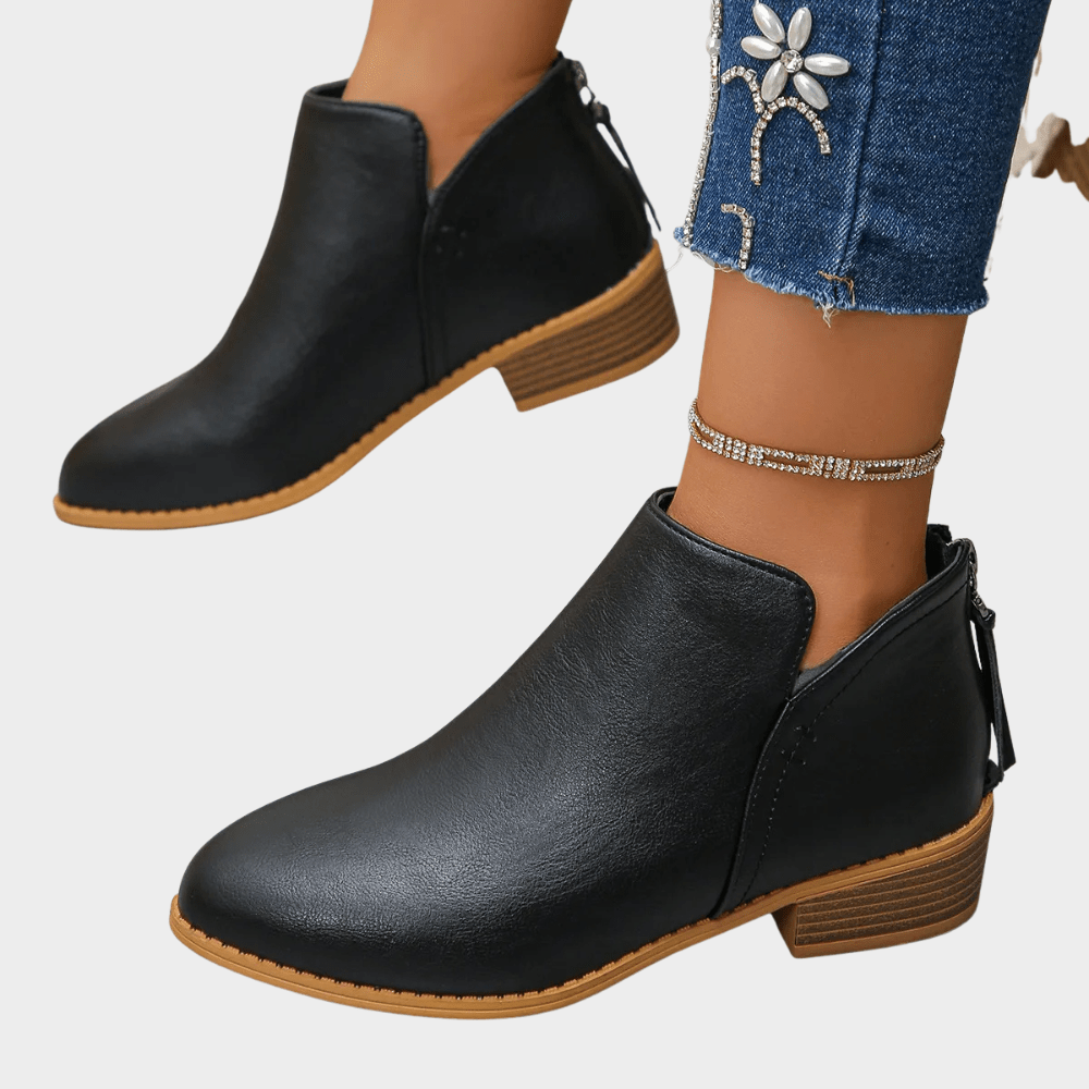 Ruby Leather Ankle Boot