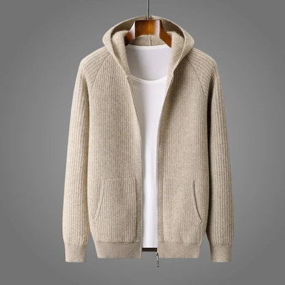 Rowan Textured Hooded Cardigan