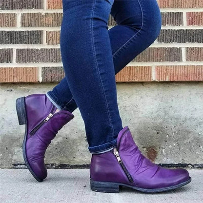 Camille Artisan Zip Bootie
