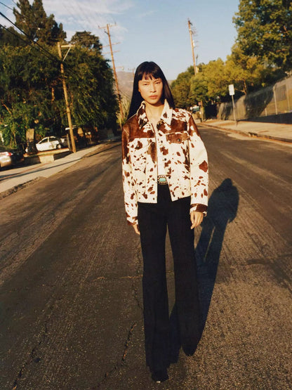 Juno Rustic Cowhide Jacket