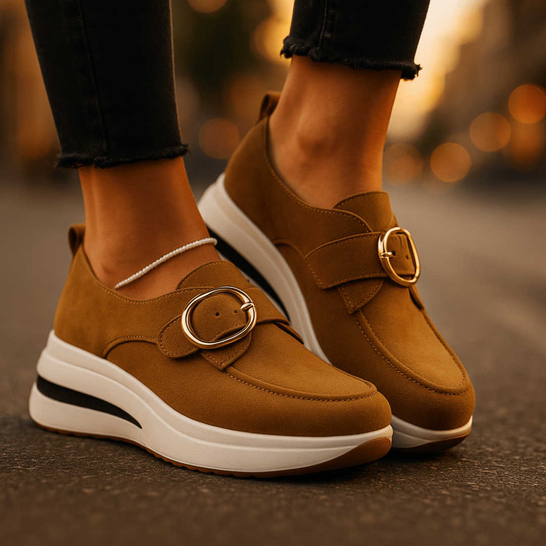 Lyla Luxe Buckle Platforms