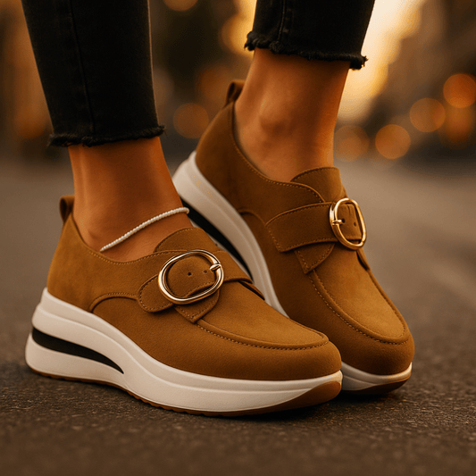 Lyla Luxe Buckle Platforms