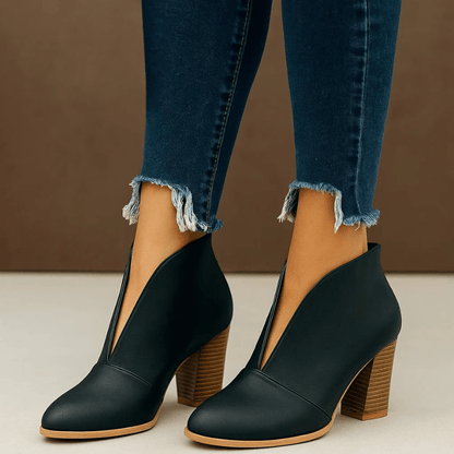 Isla Open-Toe Chic Booties