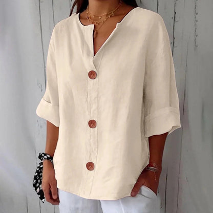 Vera Breezy Linen Shirt