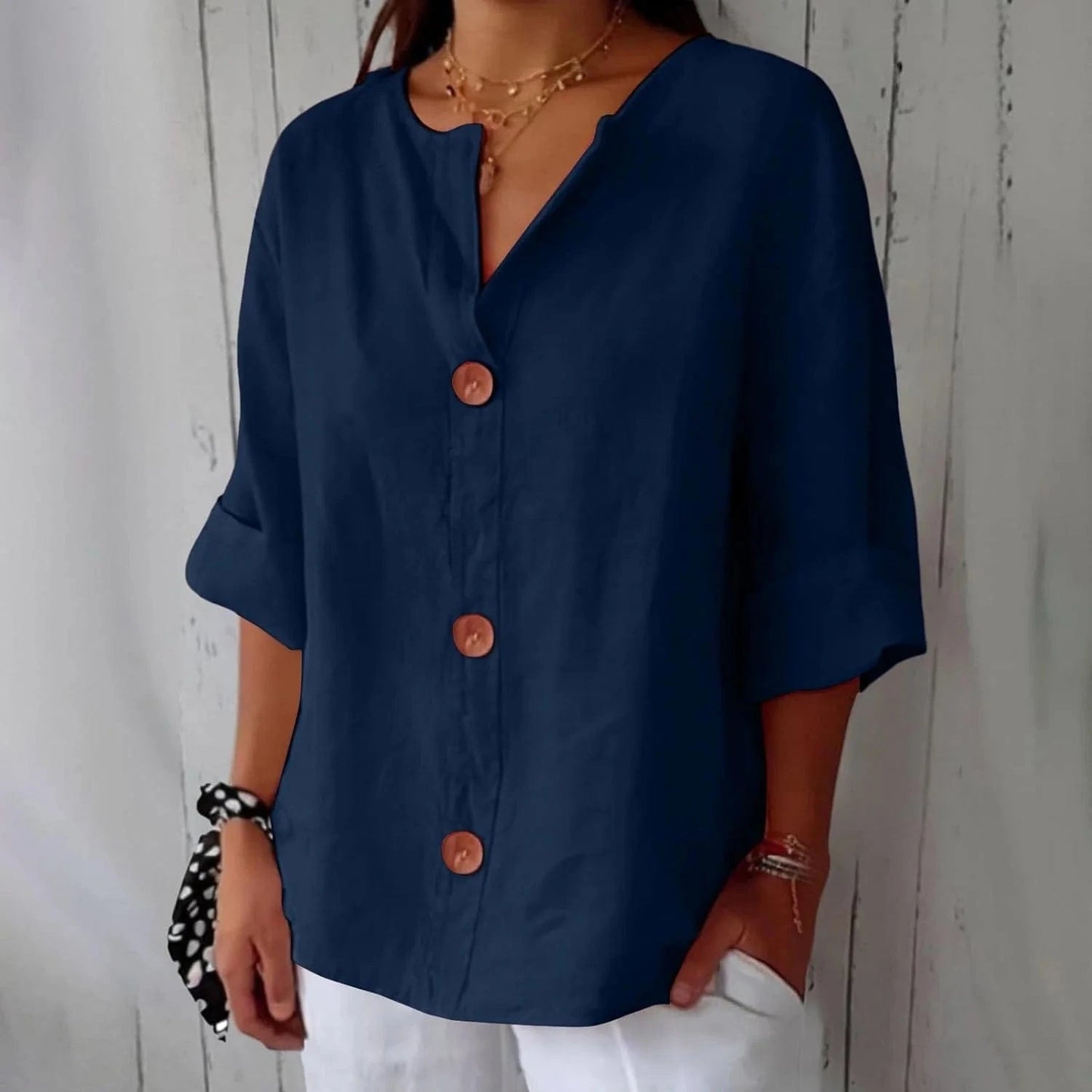 Vera Breezy Linen Shirt