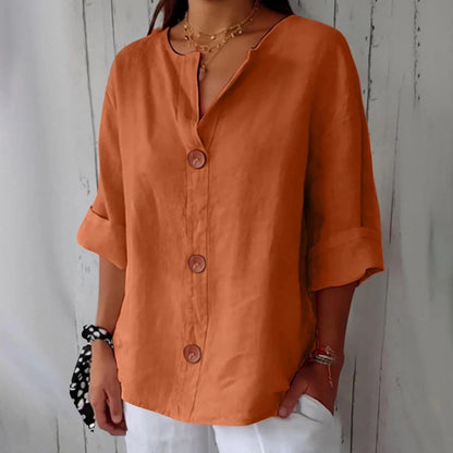 Vera Breezy Linen Shirt
