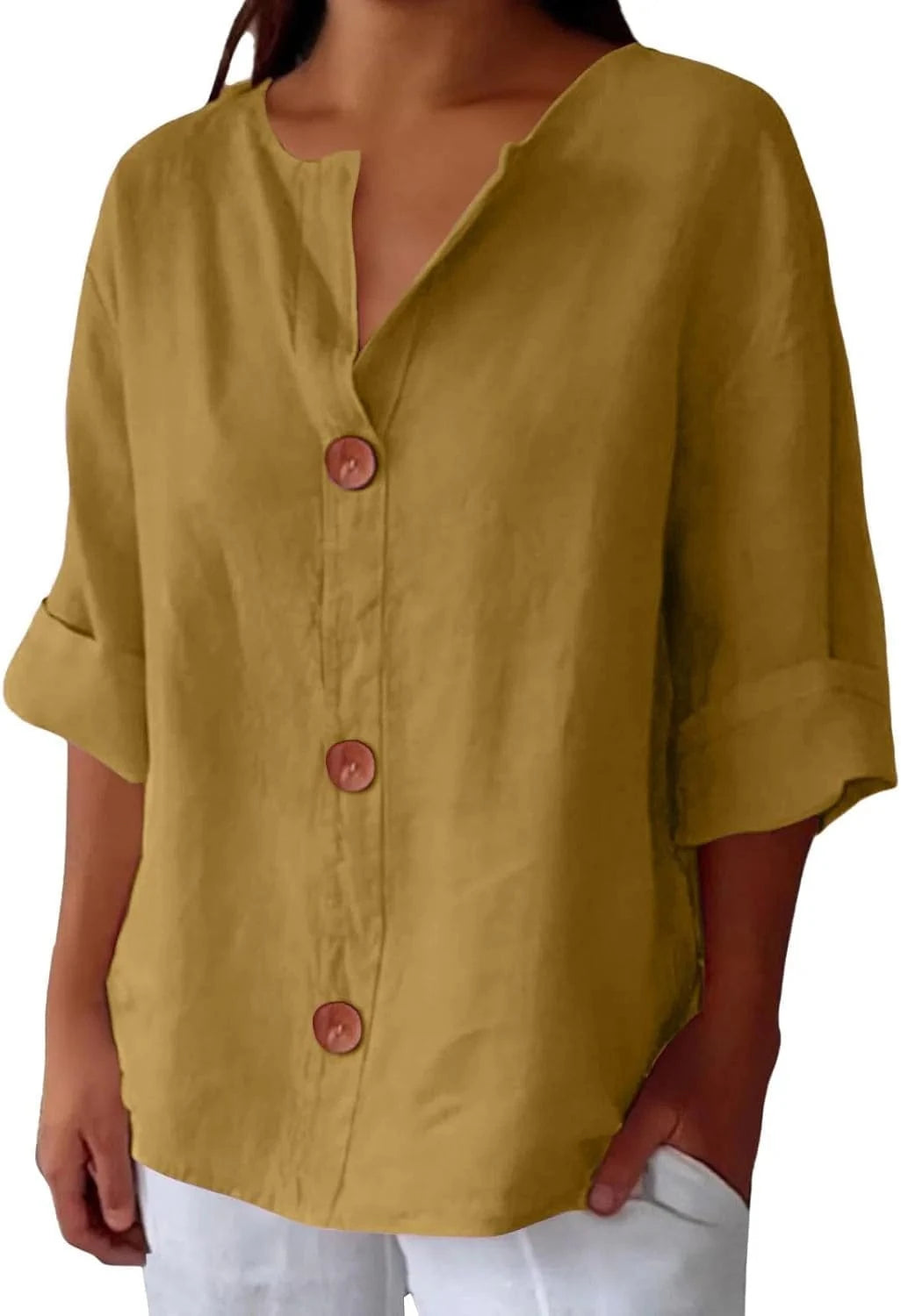 Vera Breezy Linen Shirt