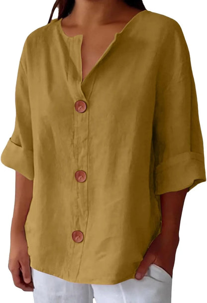 Vera Breezy Linen Shirt