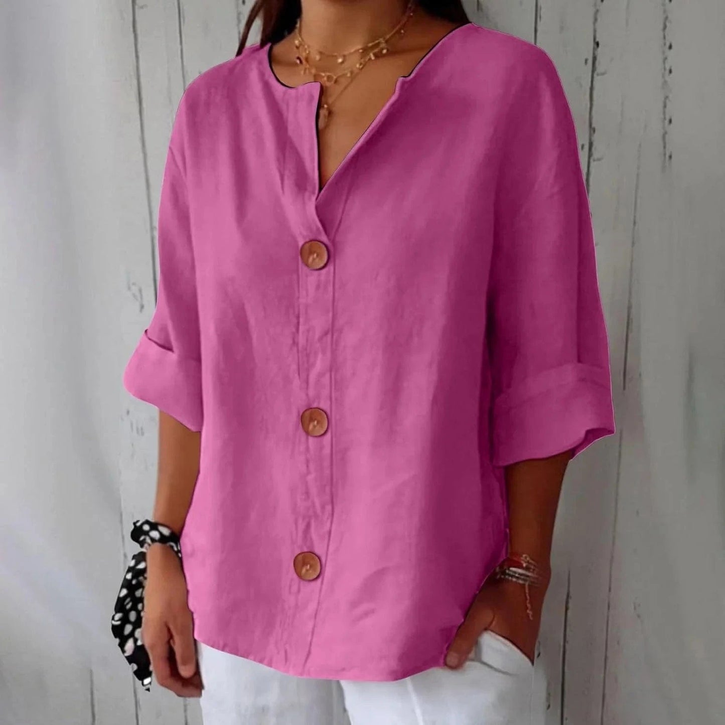 Vera Breezy Linen Shirt
