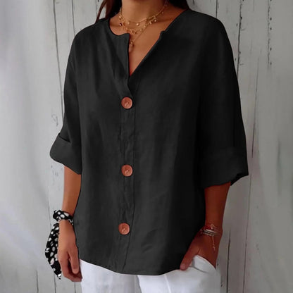 Vera Breezy Linen Shirt