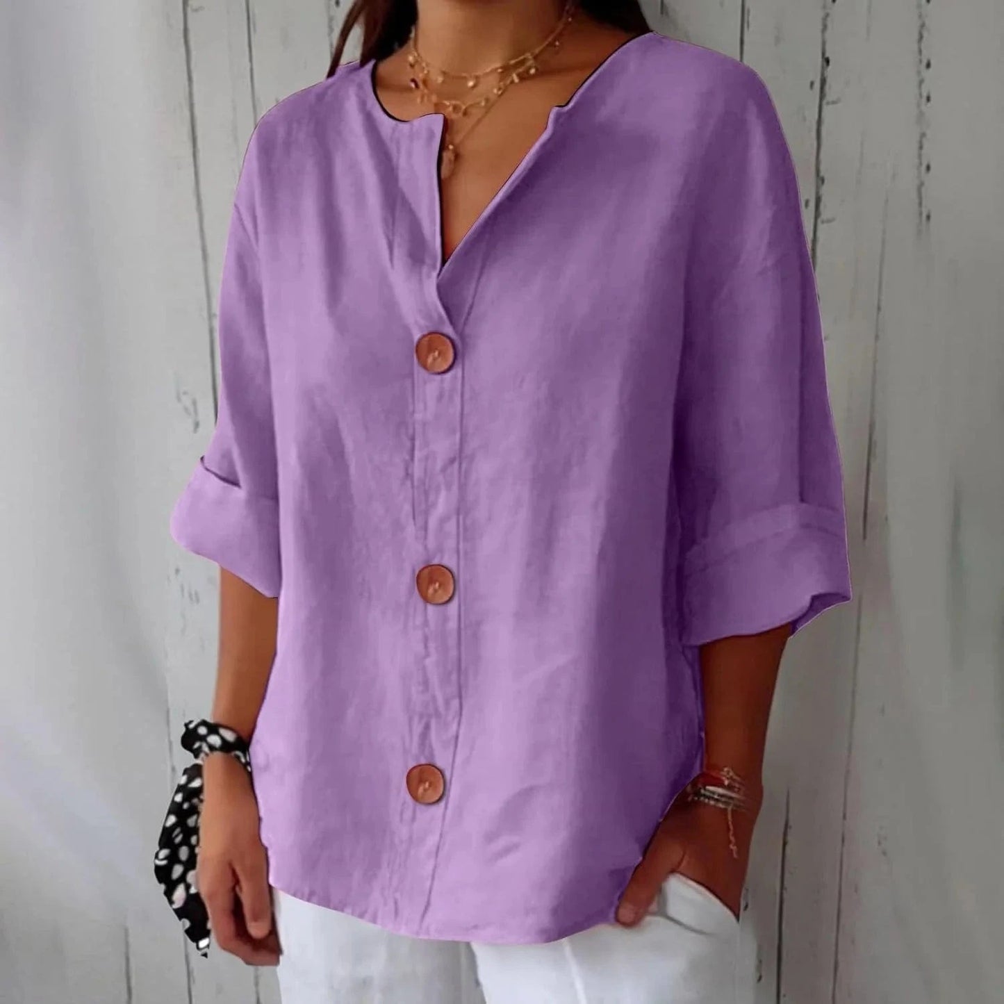 Vera Breezy Linen Shirt