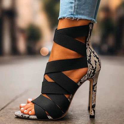 Elora Crossband Stiletto Sandal