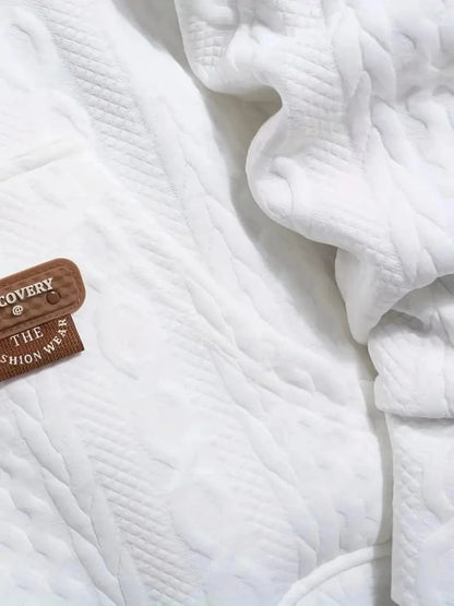 Clara Cozy Cable Hoodie