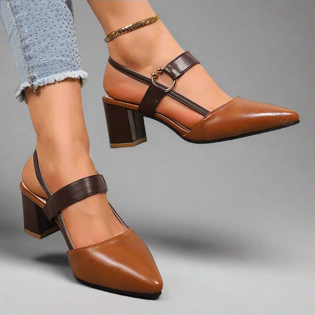 Tessa Luxe Leather Heels