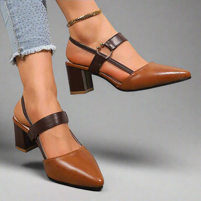 Tessa Luxe Leather Heels