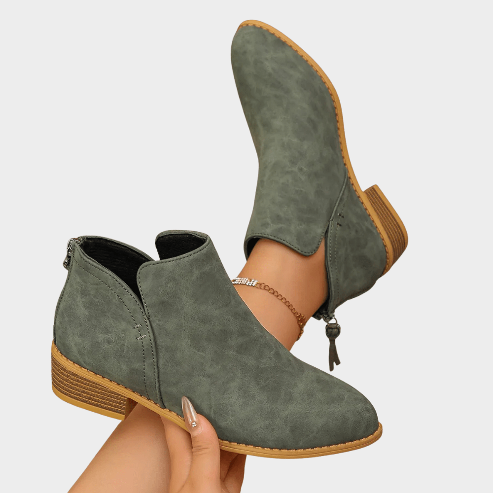 Ruby Leather Ankle Boot