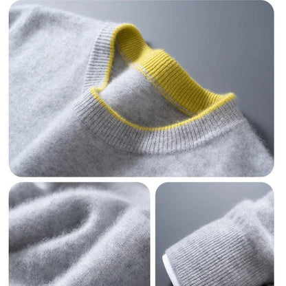 Isla Cashmere Trim Sweater