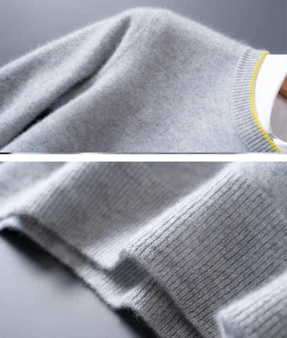 Isla Cashmere Trim Sweater