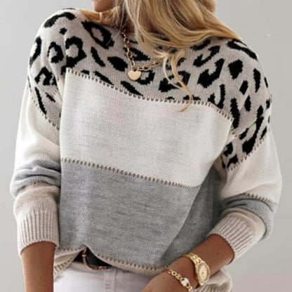 Tessa Wild-Mix Knit Pullover