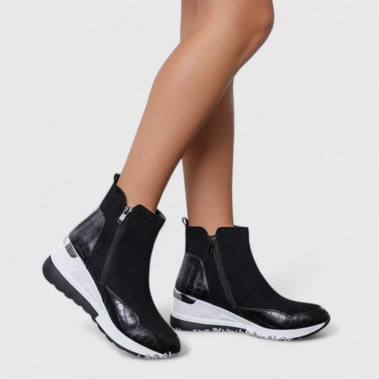 Elise Wedge Croc Boots