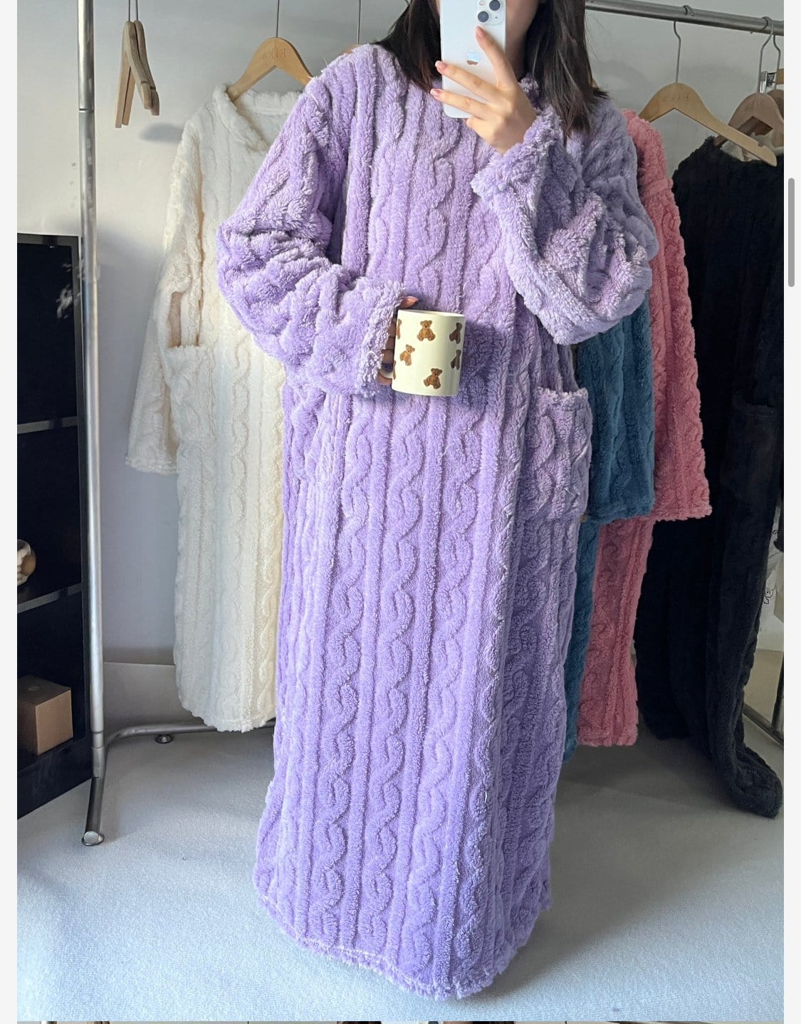 Siena Oversized Cable Robe