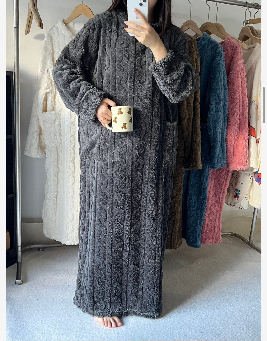Siena Oversized Cable Robe