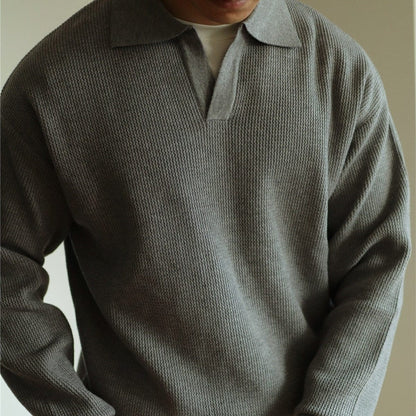 Nolan Open-Collar Knit
