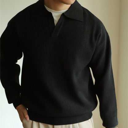 Nolan Open-Collar Knit