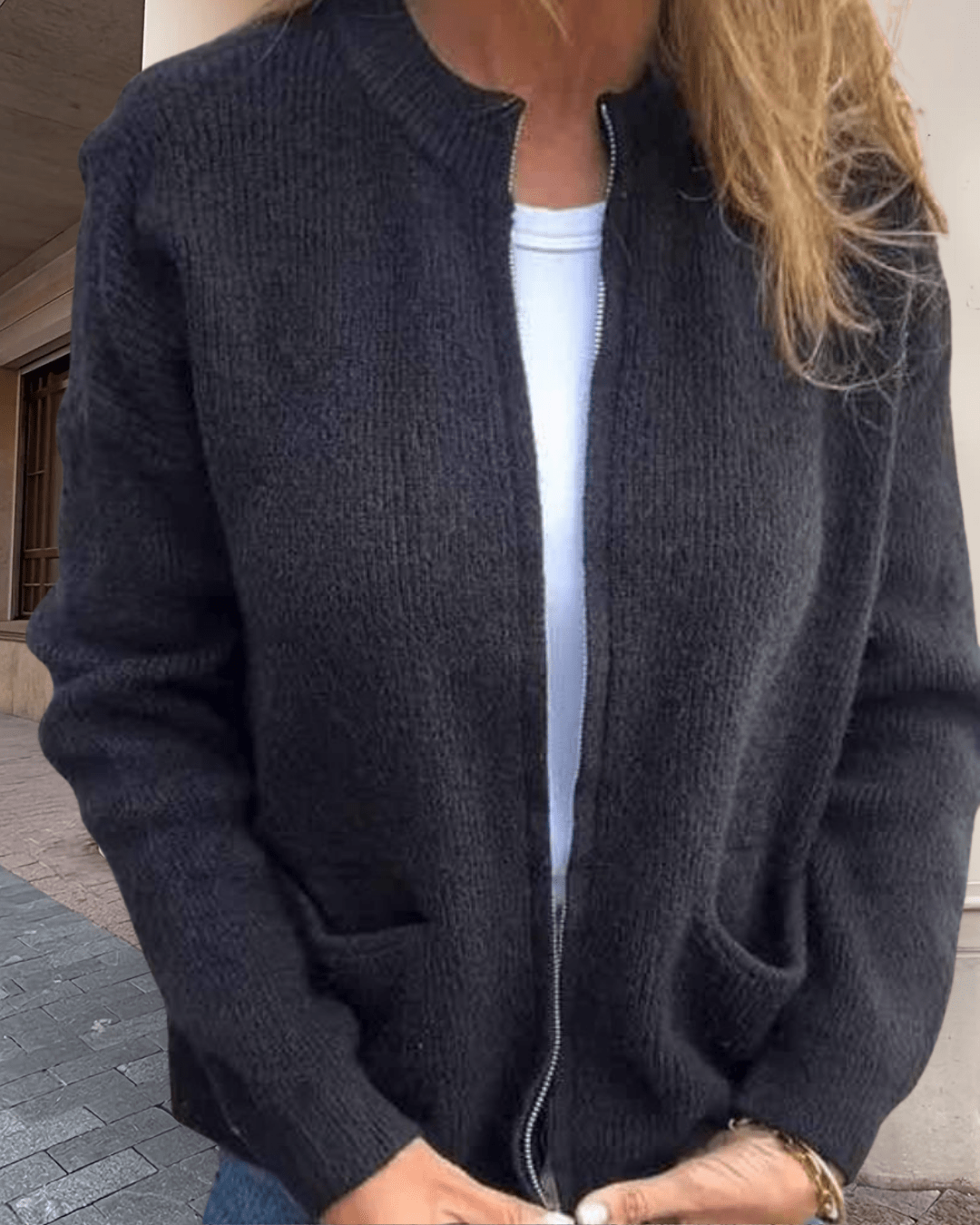 Rhea Everyday Zip Cardigan
